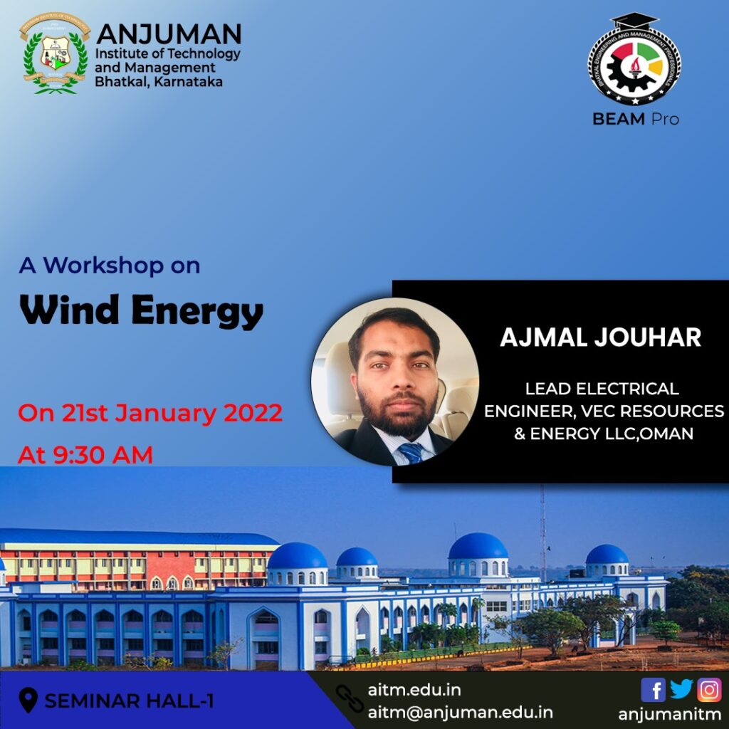 A Workshop on Wind Energy
