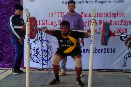 Darshan Wins Bronze in Weight Lifting