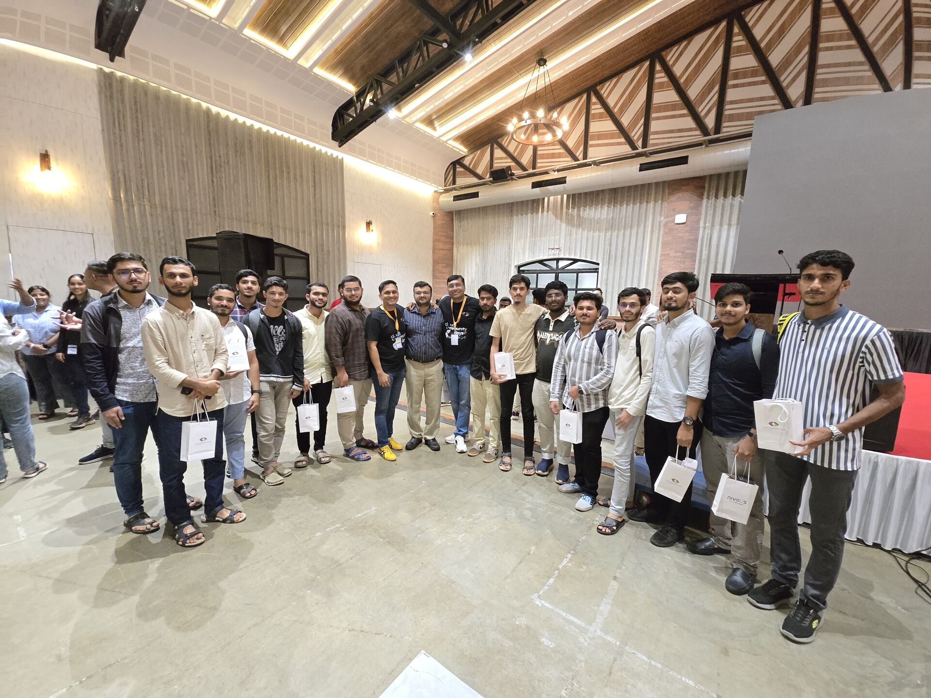 AITM students at Google Developer Group Cloud Mangalore Event 2025